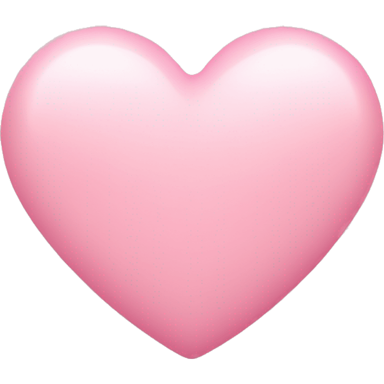 Baby pink heart emoji