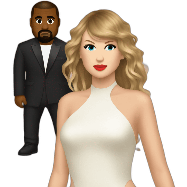 kanye grammys taylor swift emoji