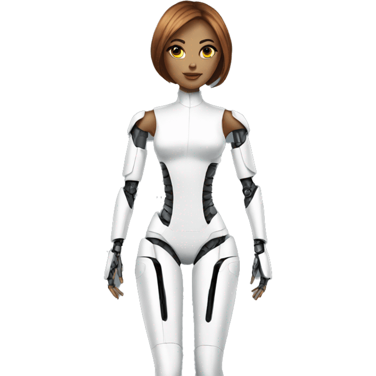 robot woman runway emoji