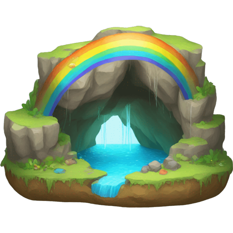 rainbow cave emoji