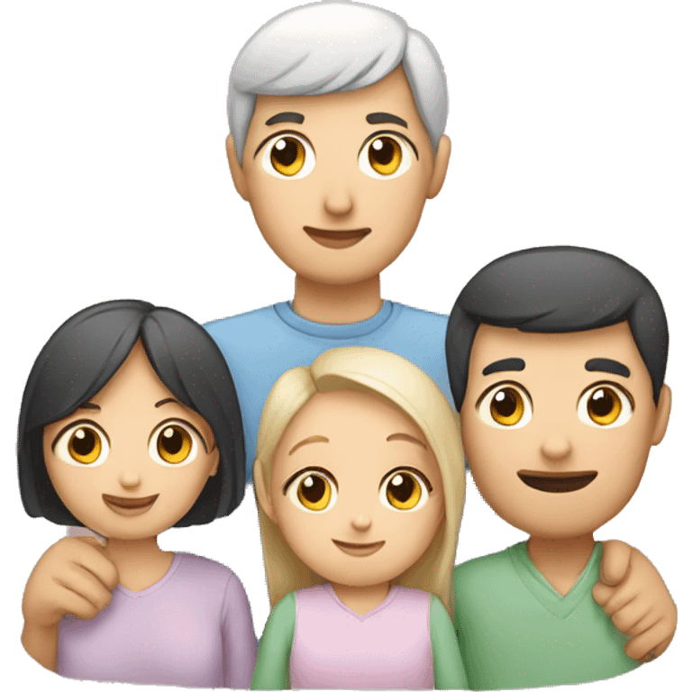 Family, mum, Dad, newborn emoji