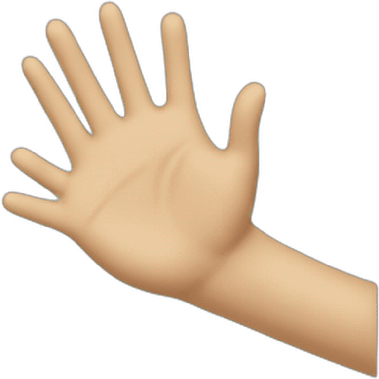 two hands high-five emoji