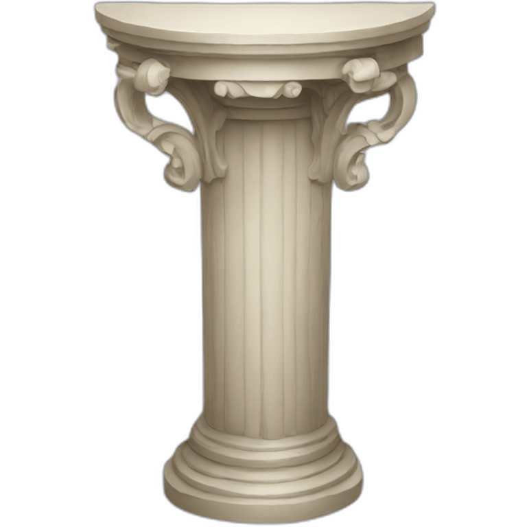 pedestal emoji