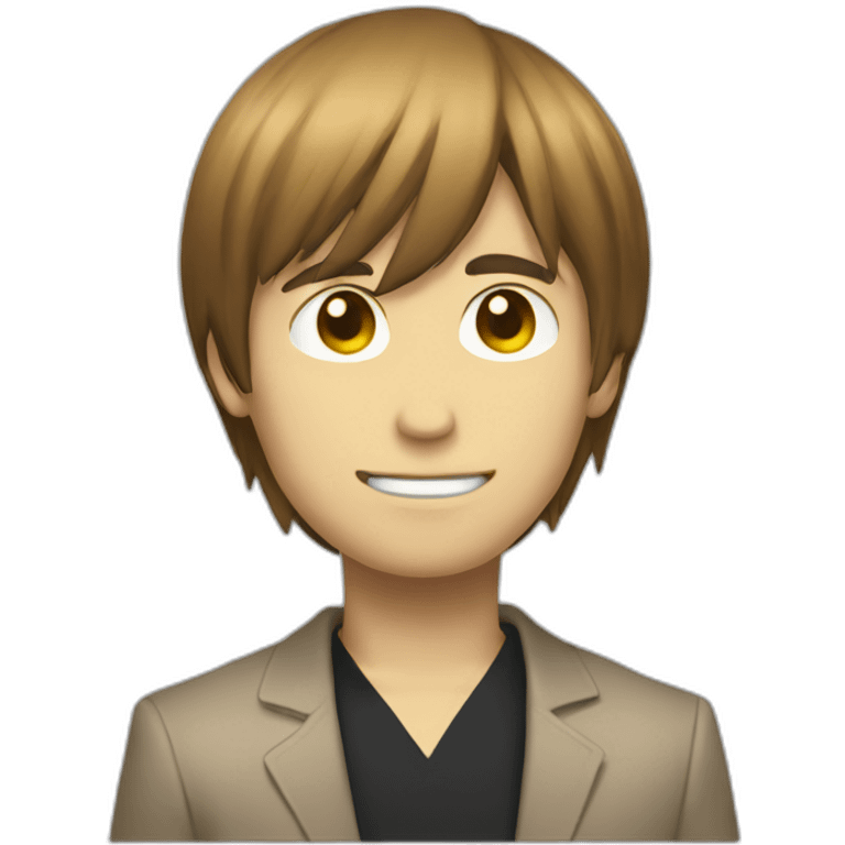 Light yagami smirking emoji