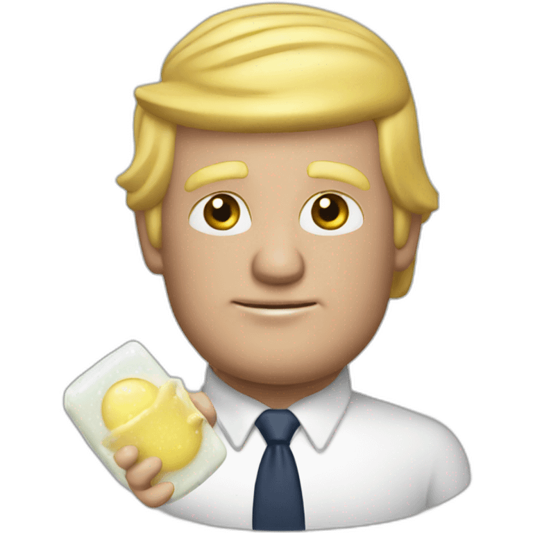 trump-holding-soap emoji