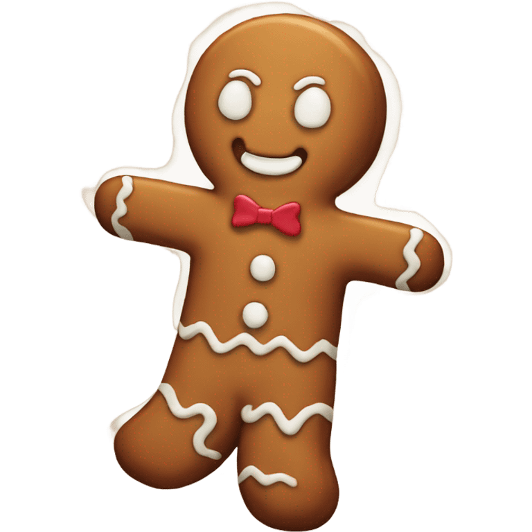 Aesthetic gingerbread man emoji emoji