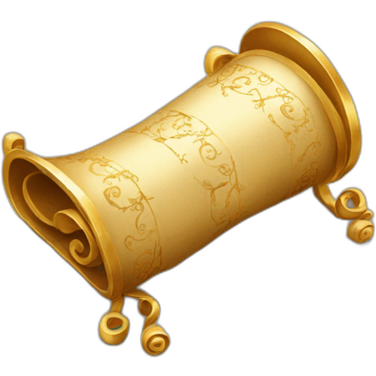 golden scroll emoji