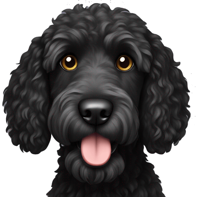 black labradoodle emoji