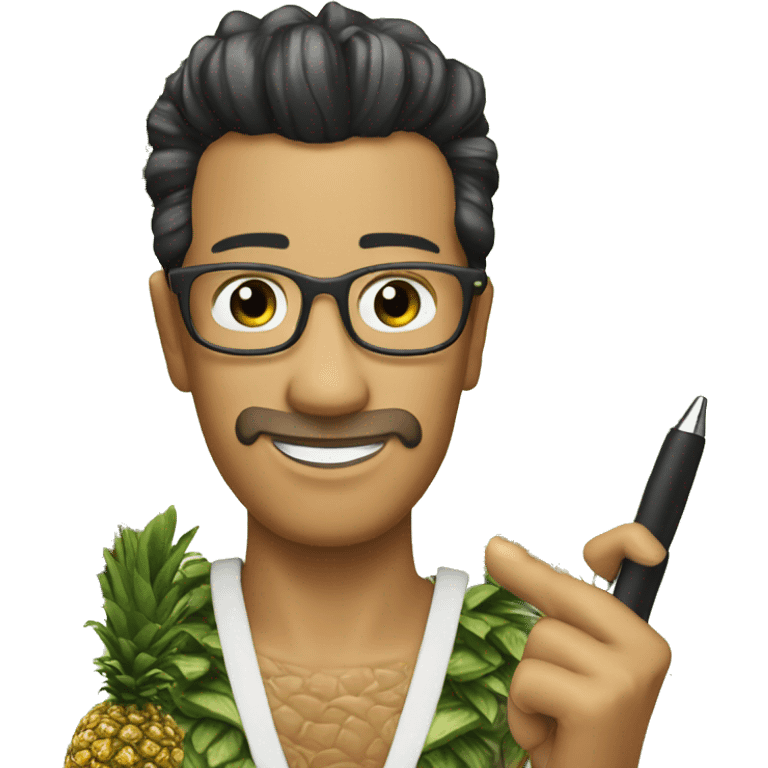 pen pineapple apple pen emoji