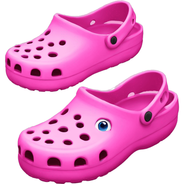 Pink crocs  emoji