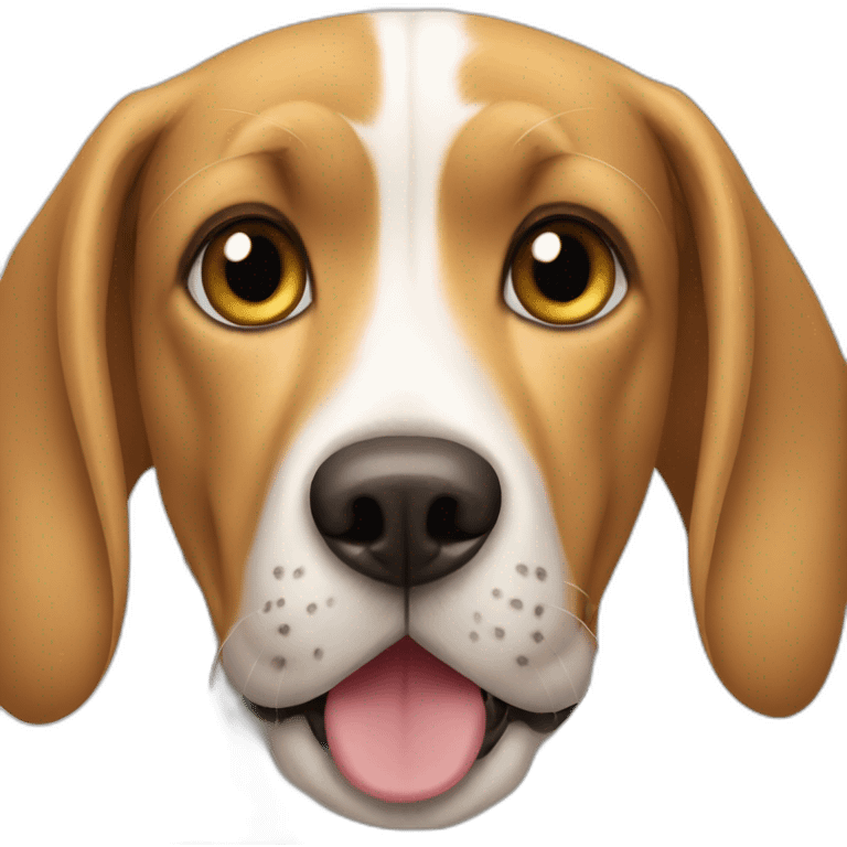 Beige beagle dog emoji