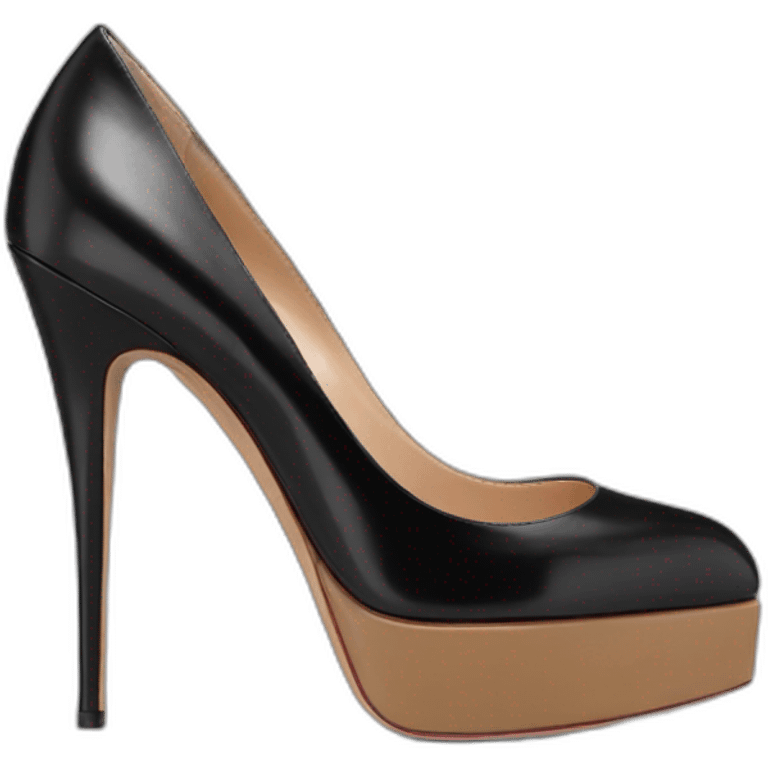 Black VALENTINO Tan-go PLATFORM PUMP emoji