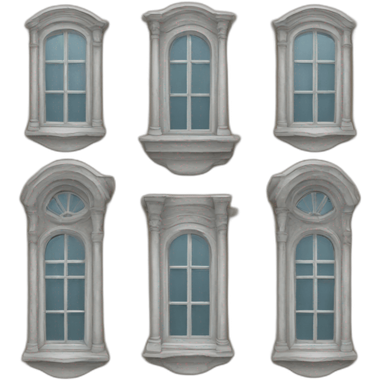 Old sculptural windows emoji