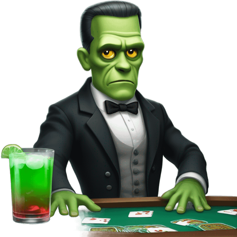 Frankenstein at casino emoji