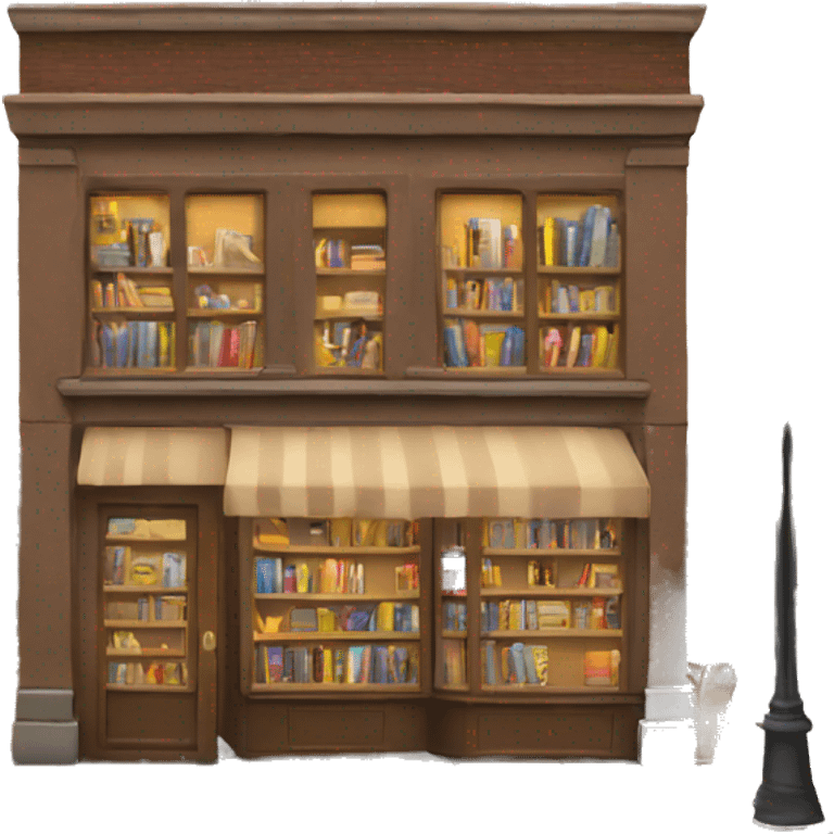 Bookstore cozy emoji