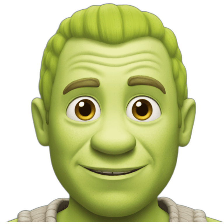 white-shrek emoji