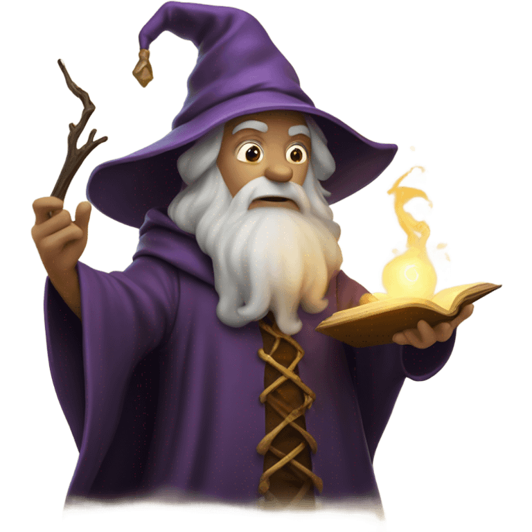 Wizard casting a spell emoji