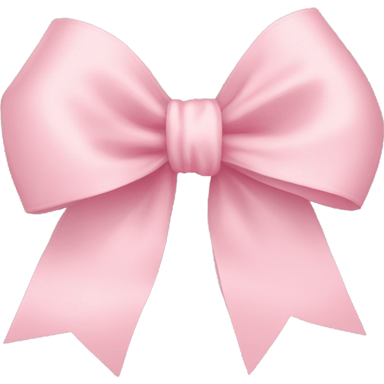 light pink ribbon bow emoji