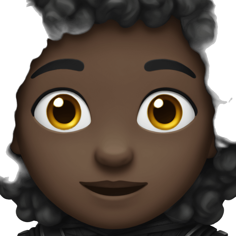 cute little black panther  emoji