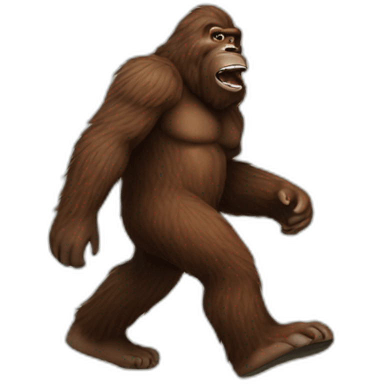 Bigfoot emoji