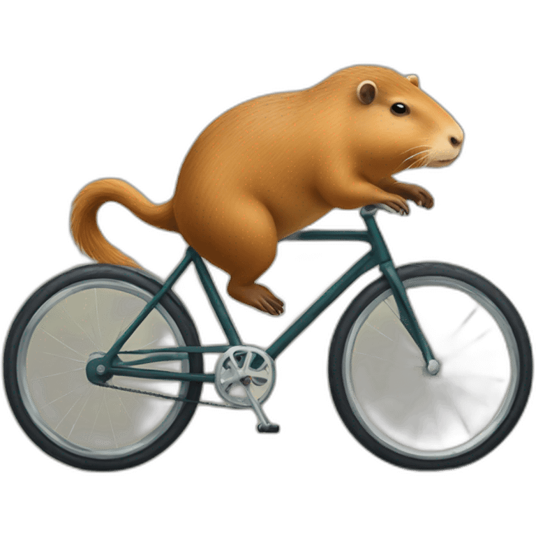 capybara on bike emoji