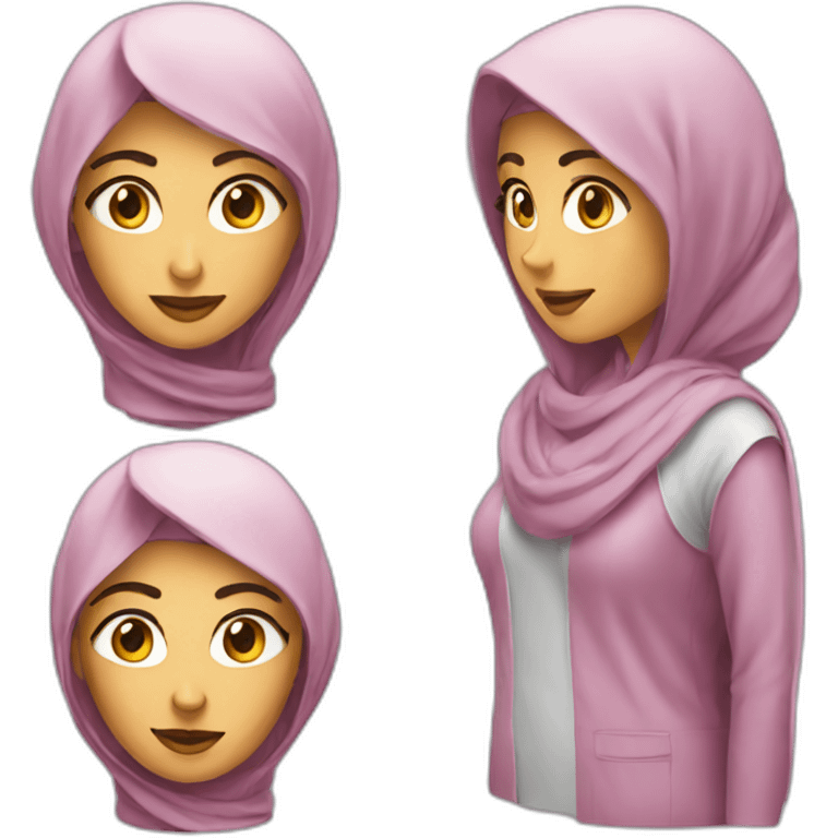 Arab woman car designer emoji