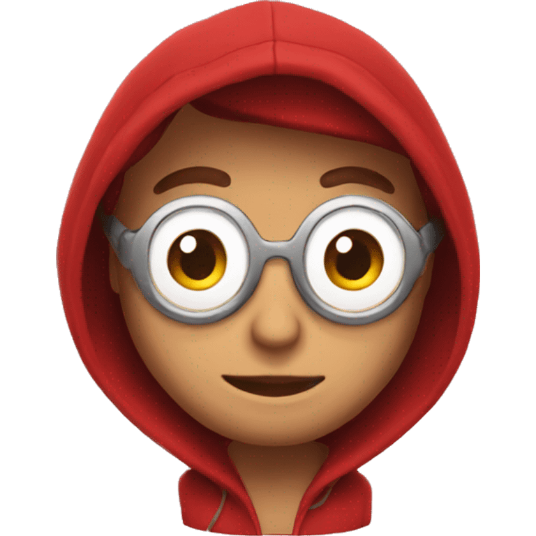 Red hoodie emoji