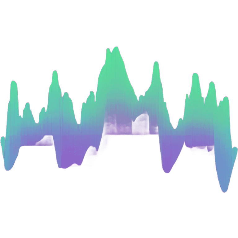 vaporware color themed line chart, direction up and to the right emoji