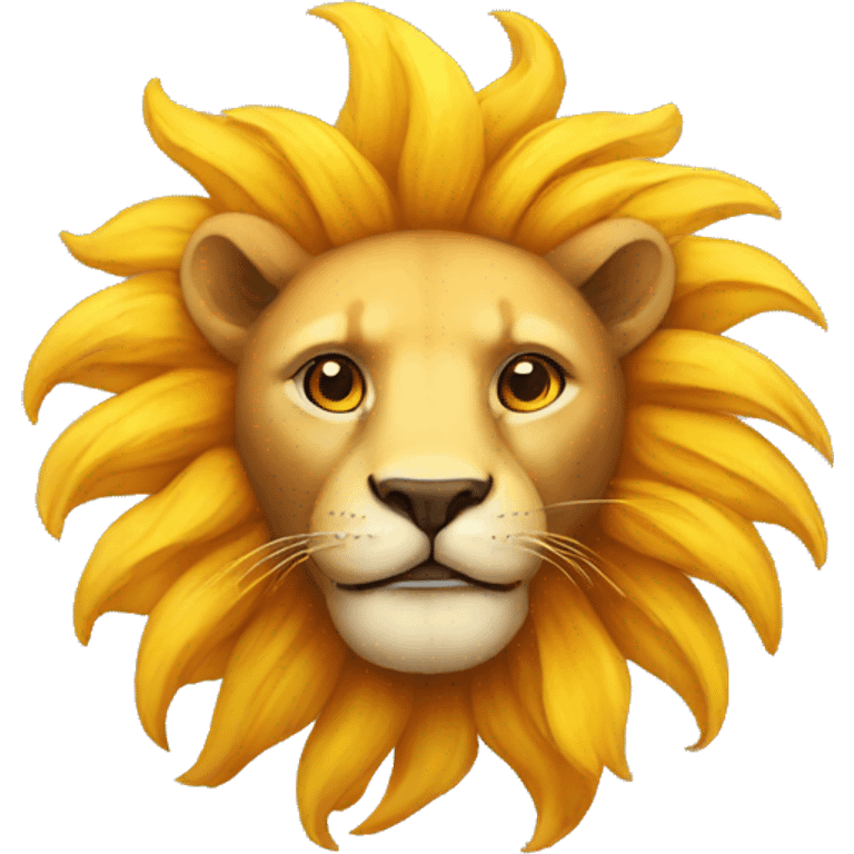 Sun lion emoji