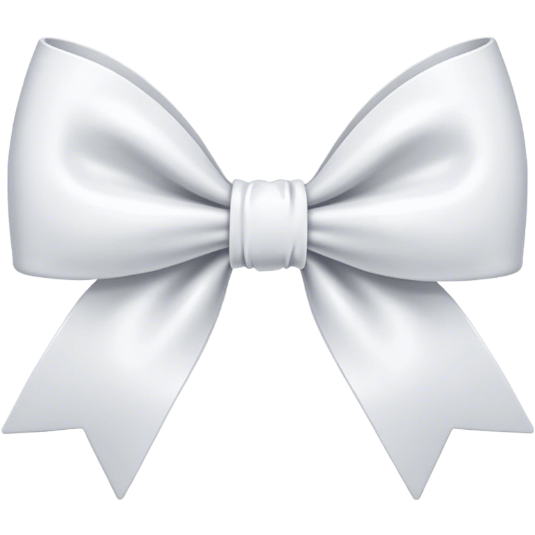 White bow emoji