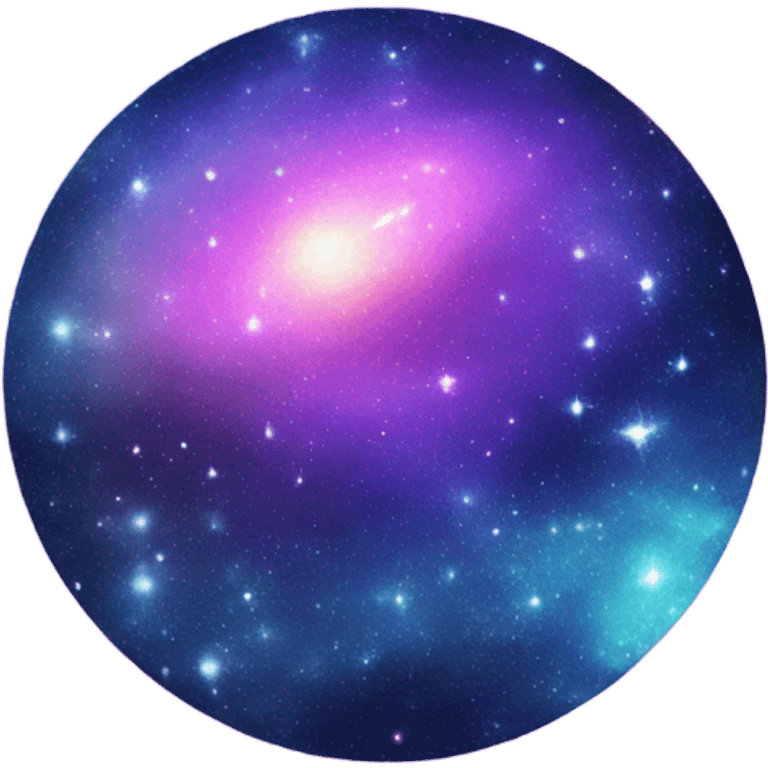 Sparkling galaxy emoji