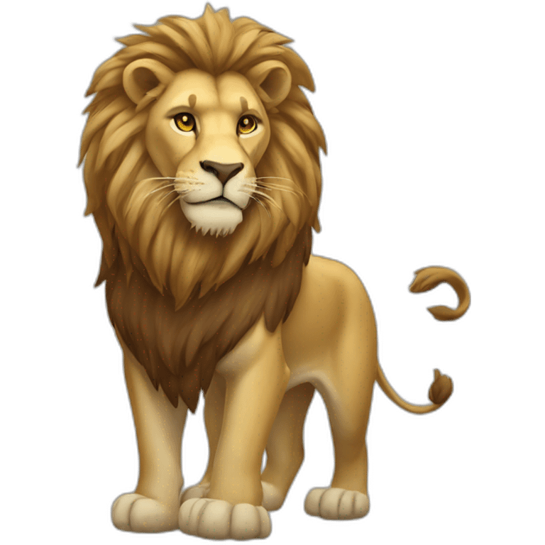 denger lion emoji