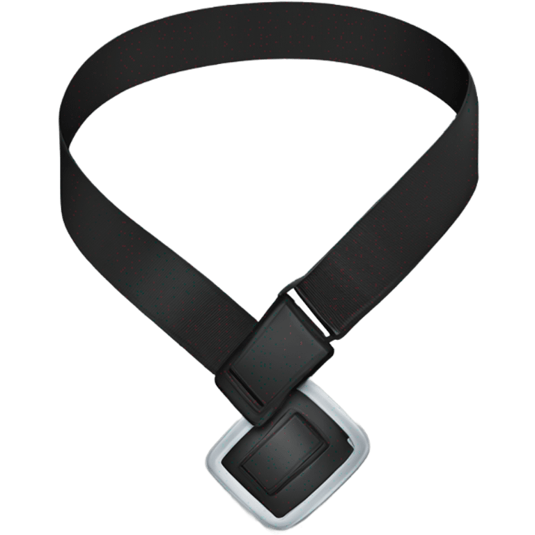 typical crossbody seat belt from a regular car emoji