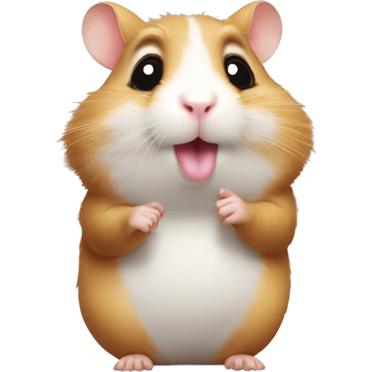 Hamster blowing a kiss emoji