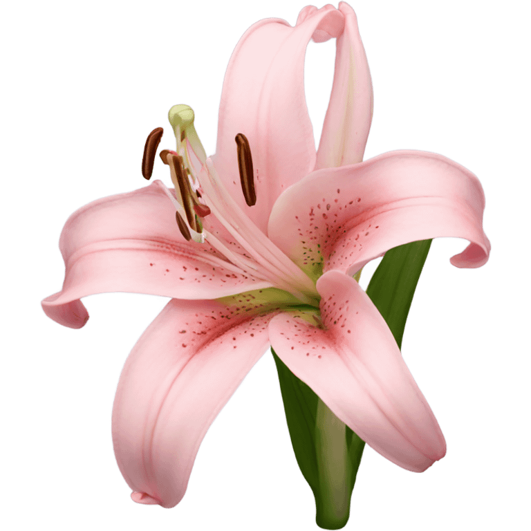 light pink lilium emoji