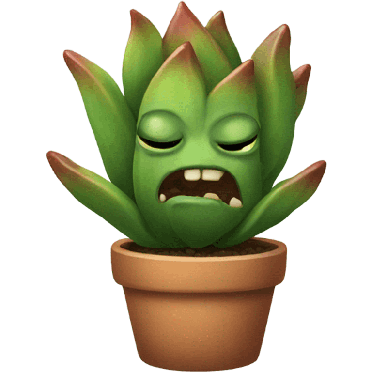 Demon succulent  emoji