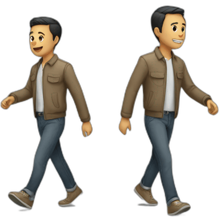 walking emoji