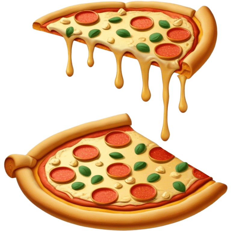 Pizza with gold bars emoji