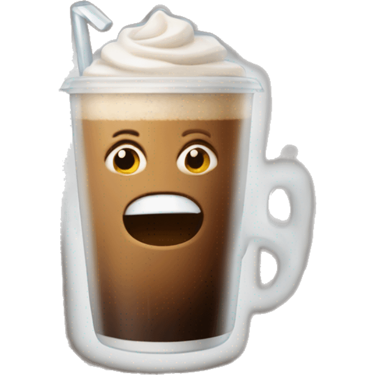 Iced cofee emoji