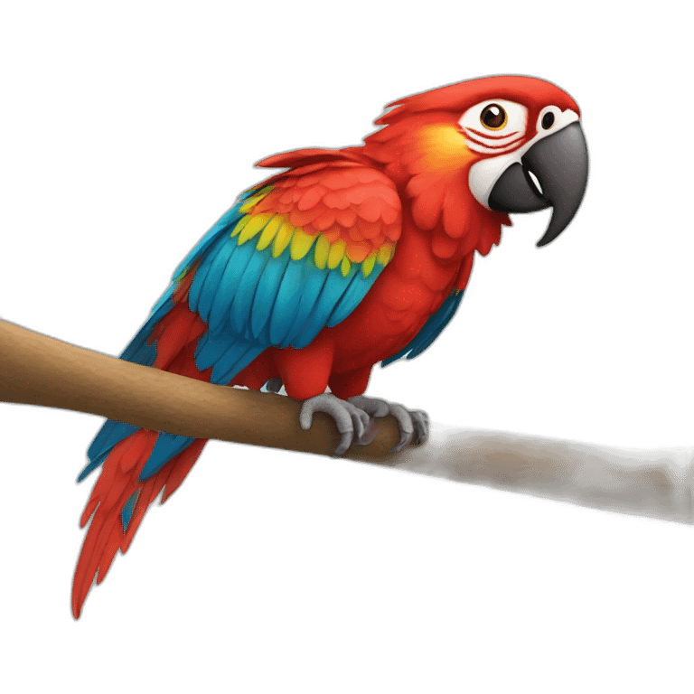 Red macaw emoji