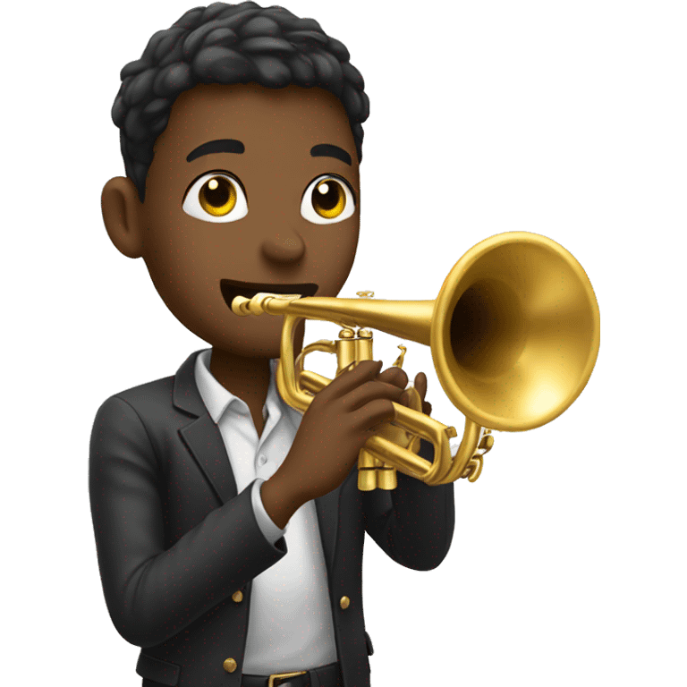 Boy with trumpet emoji