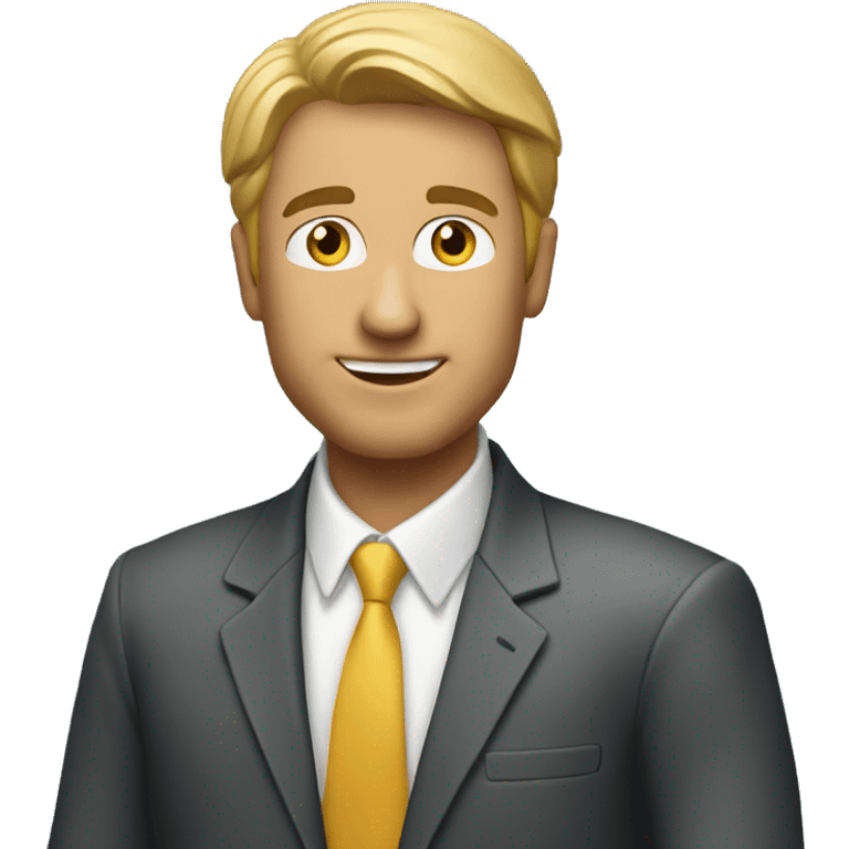 Business guy with Monterey bay emoji