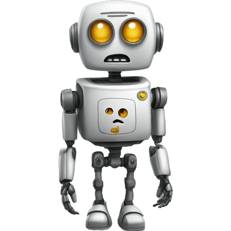 funny robot emoji