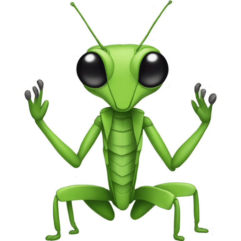 a smart mantis emoji