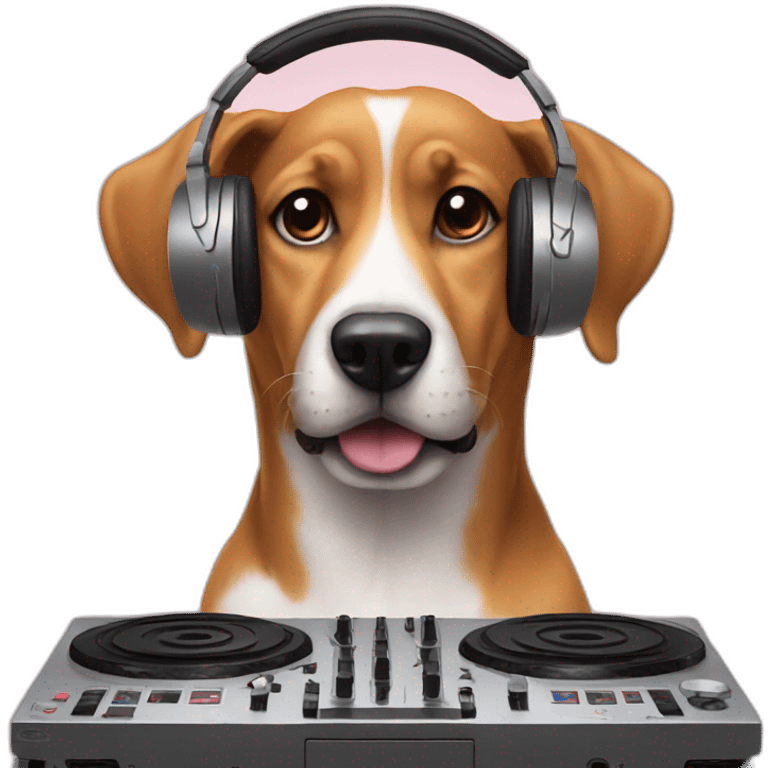 Dj dog emoji