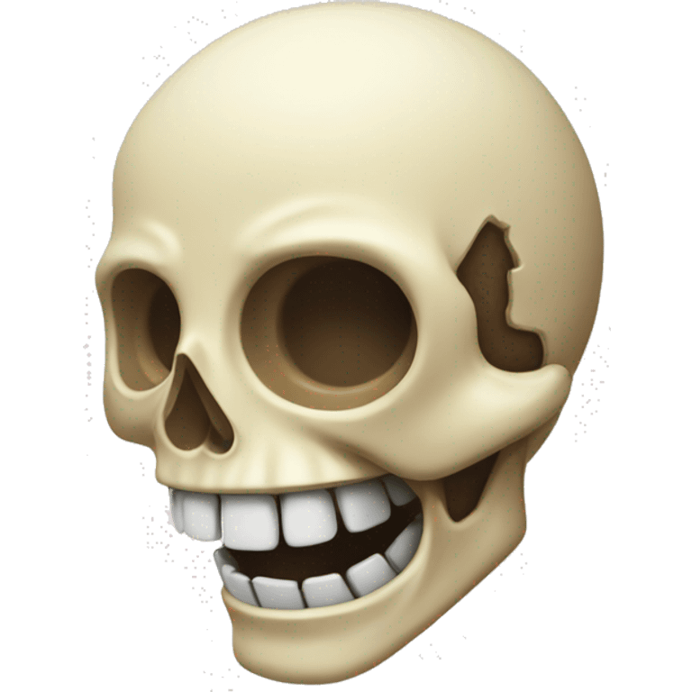 a laughing skeleton emoji