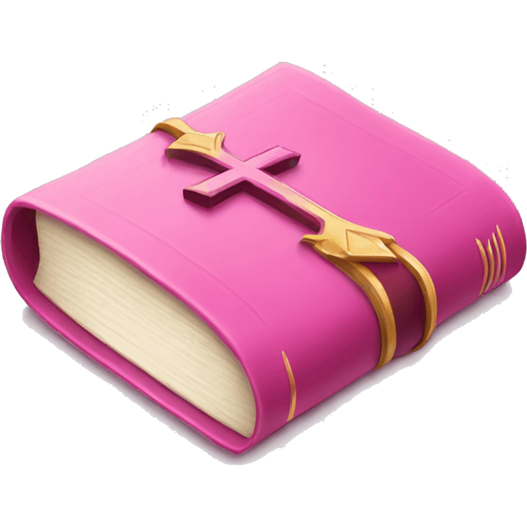 Pink bible  emoji