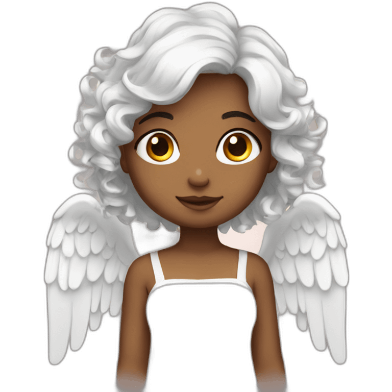 cute girl angel emoji