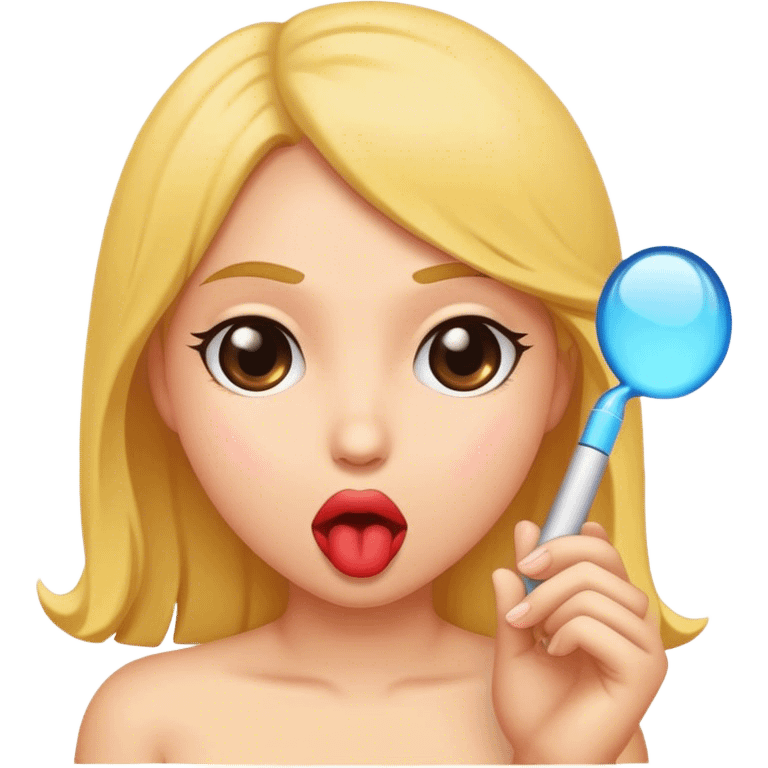 Blowjob girl emoji