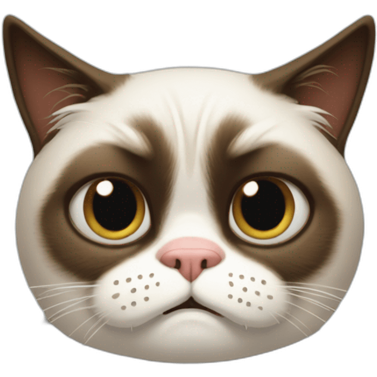 the real grumpy cat old emoji